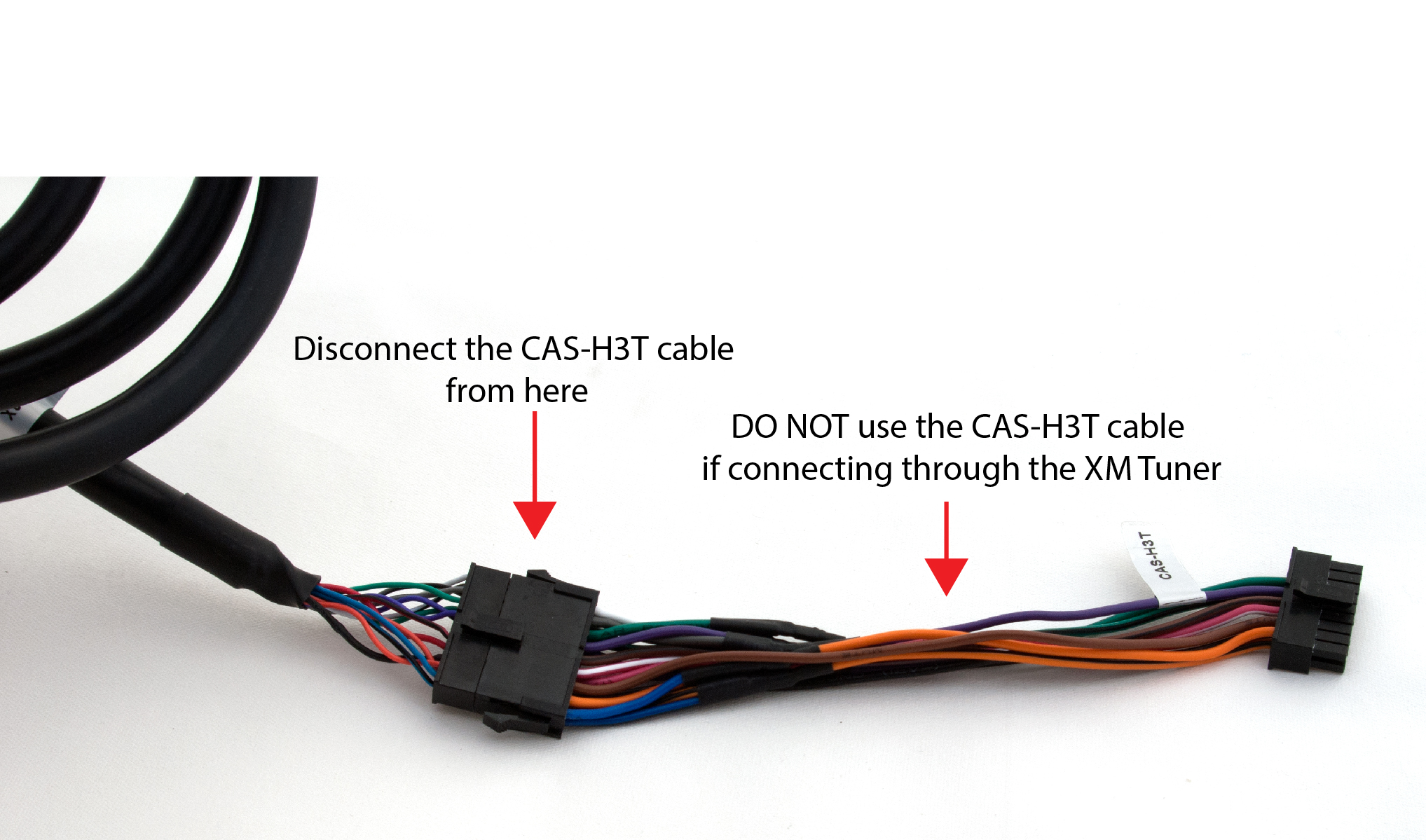 CAS-H3T Cable Note