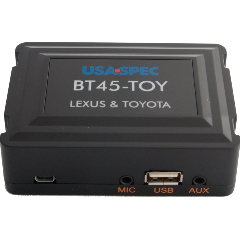 NEW USA SPEC BT45-TOY TOYOTA LEXUS PLUG & PLAY OEM INTEGRATION BLUETOOTH USB AUX